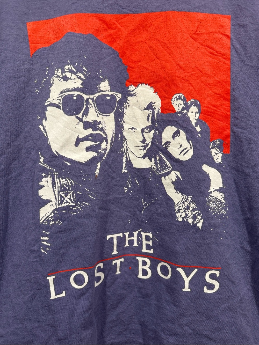 'The Lost Boys' Graphic movie T-shirt double graphic on Purple shirt image 2